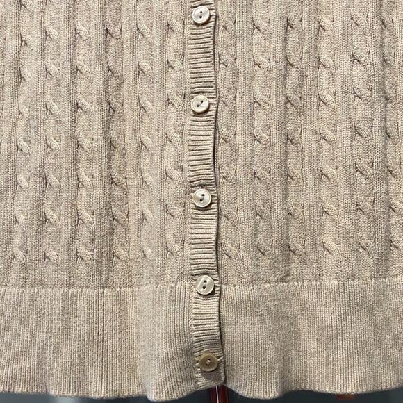 LOFT Cable Knit Cardigan - Picture 6 of 8